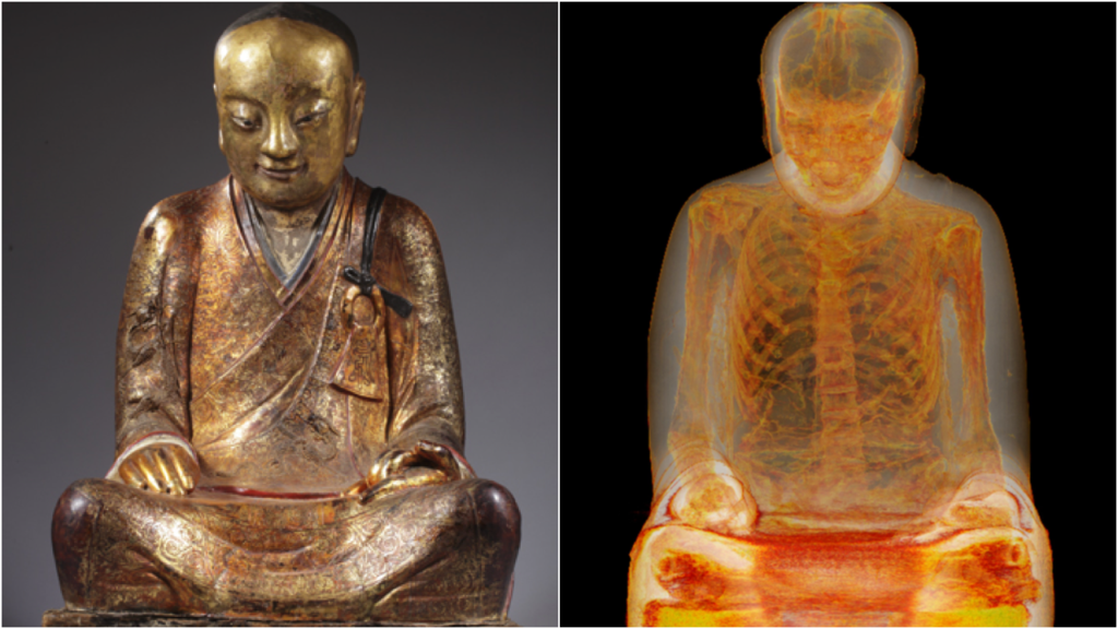 Man Discovers 1,500-Year-Old Mummified Monk Inside a Buddha Statue